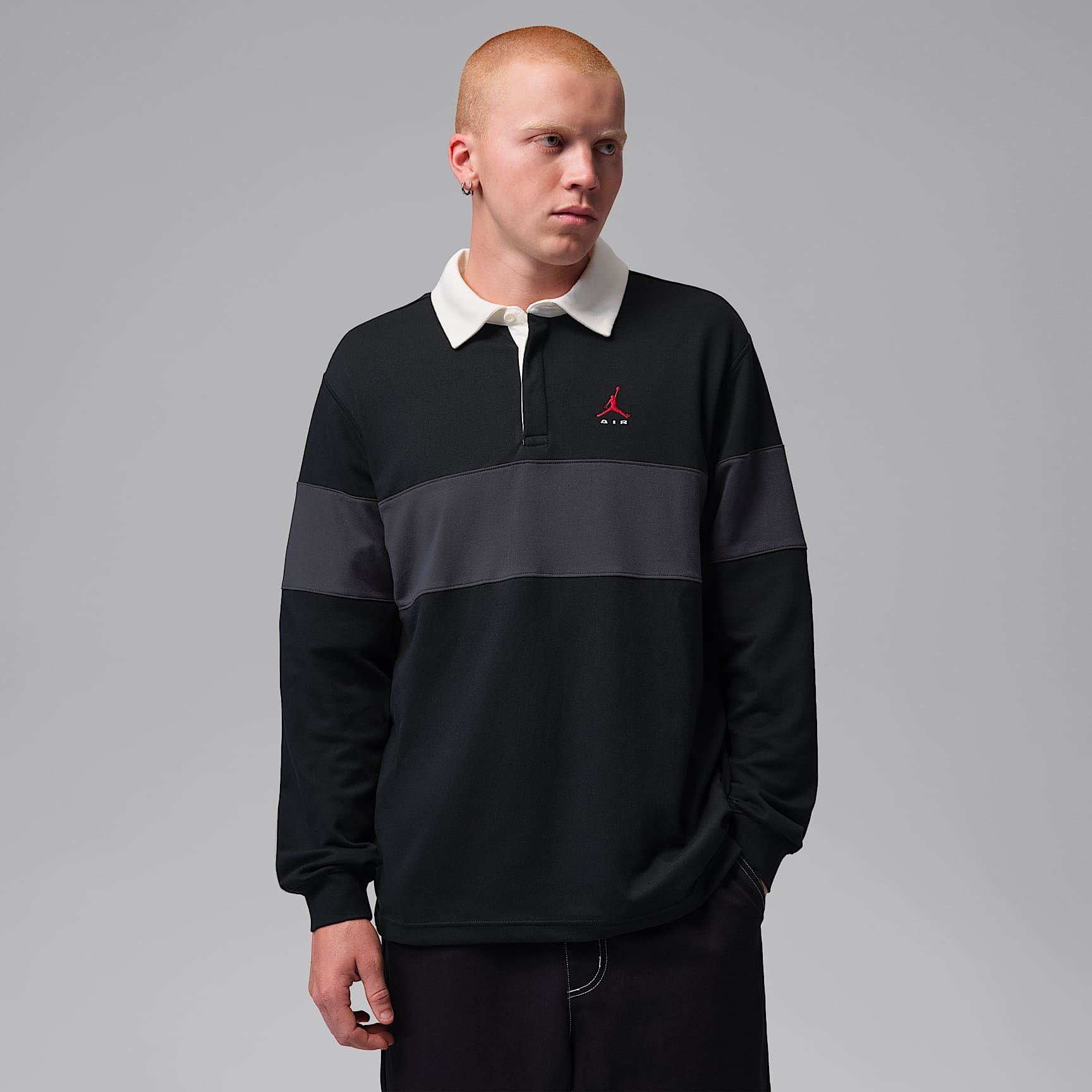 Jordan Brooklyn Men's Long-Sleeve Polo. Nike.com